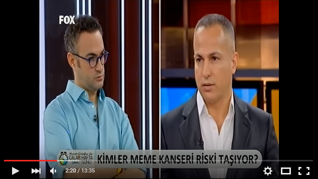 Dr. Hakan Akıncı Fox Anahaber’de Murat Güloğlu ile Meme Kanseri hakkında konuşuyor (22 Şubat 2015)